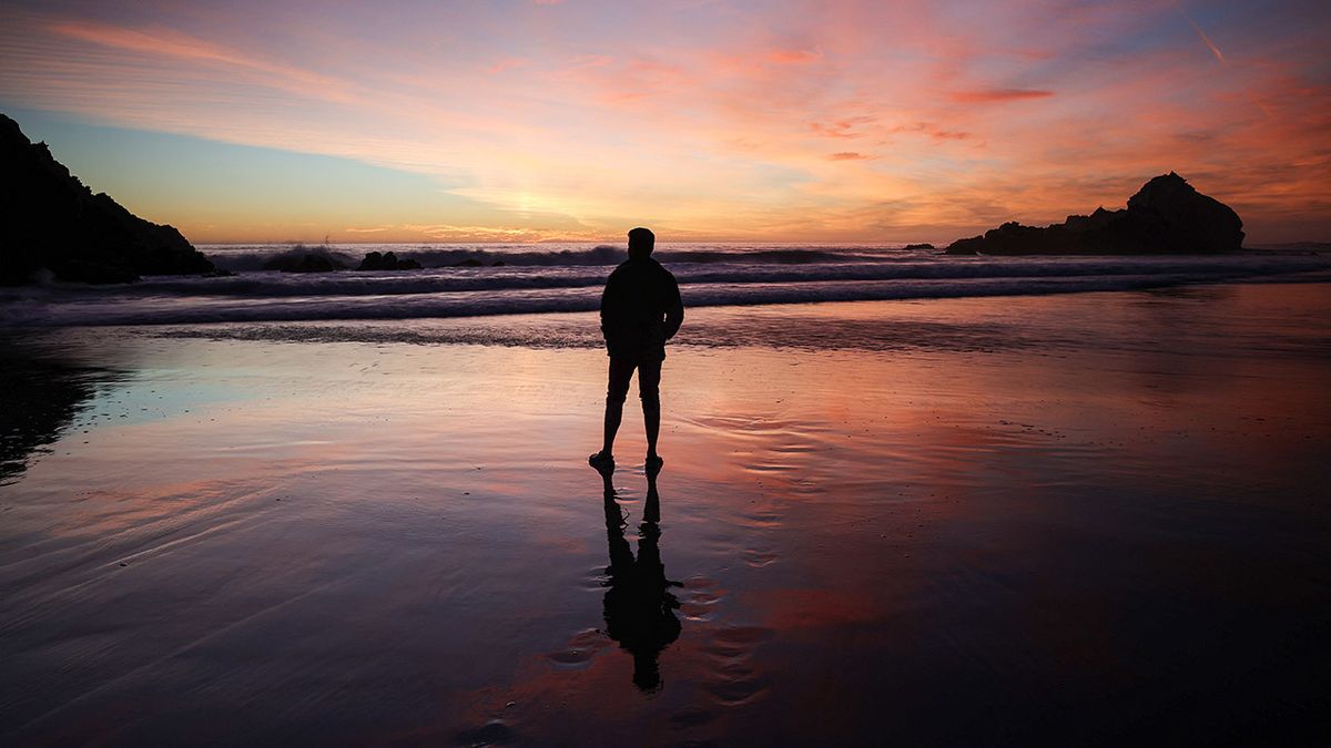 Pfeiffer Beach, PfeifferBeach, Pfeiffer Beach during sunset in California