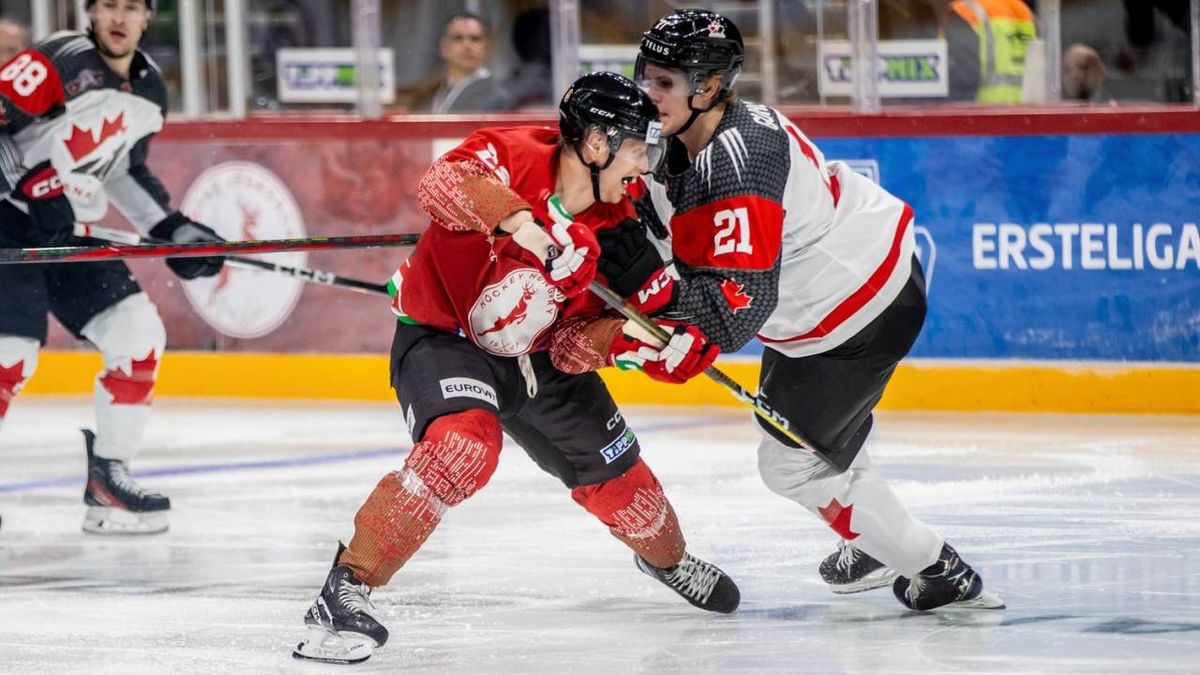 MVM Dom Hungary Canada Canadian national ice hockey team Budapest Hungarian national ice hockey team Warm-up match May 7, 2024