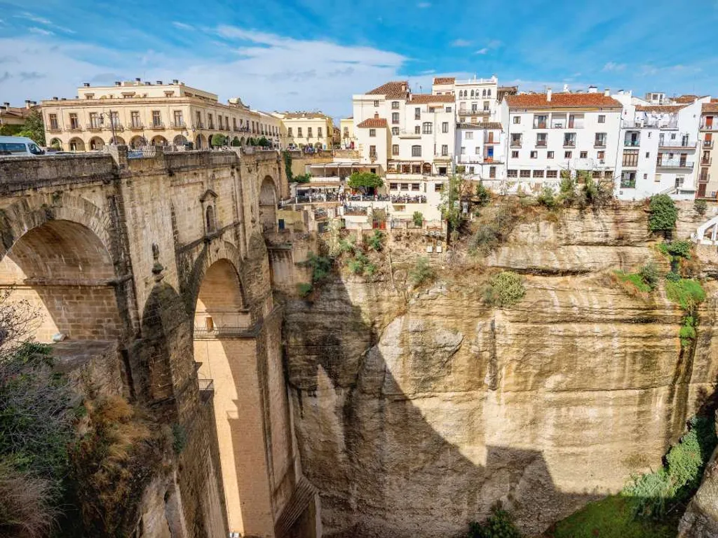 Ronda, kisváros, Spanyolország, Malaga, szikla