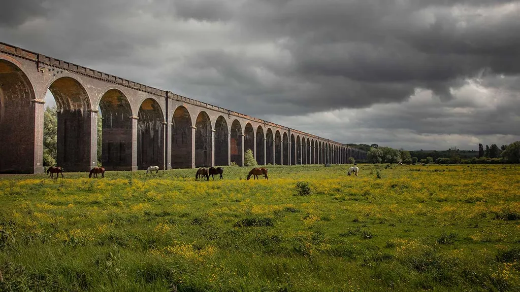 Welland, viadukt, Anglia