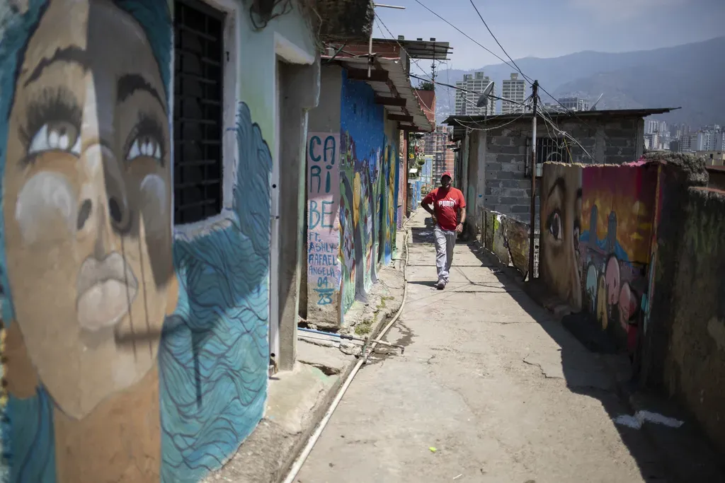 San Augustín Caracas falfestmény