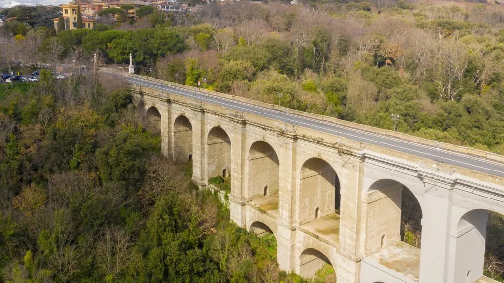 Ariccia, híd, viadukt, Olaszország, 