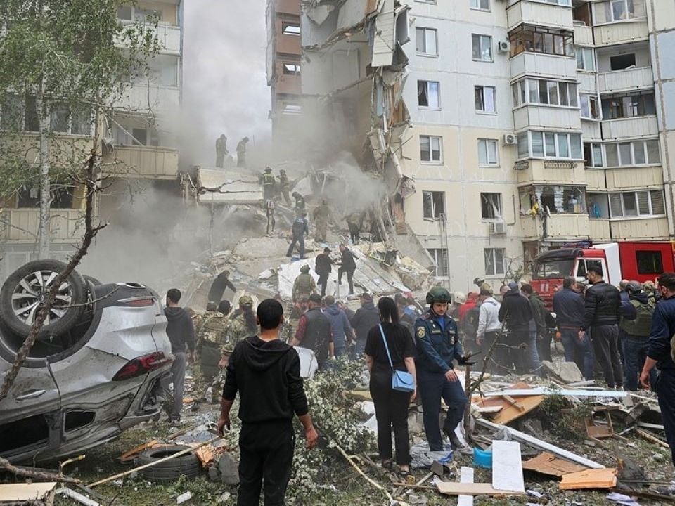 Belgorod, ágyúzás, orosz-ukrán héború, épület, halottak