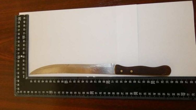 G.S. a kést egy ismerőse lakásából hozta el.