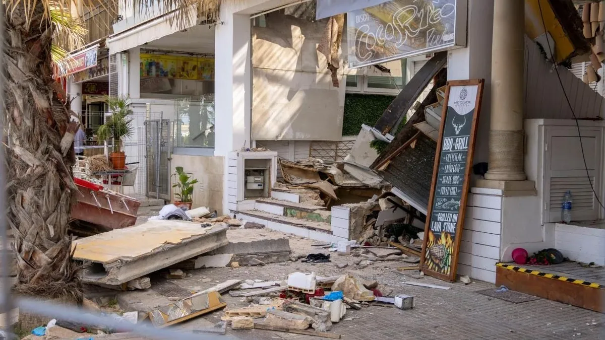 Nem volt érvényes működési engedélye a Mallorcán összeomlott étteremnek