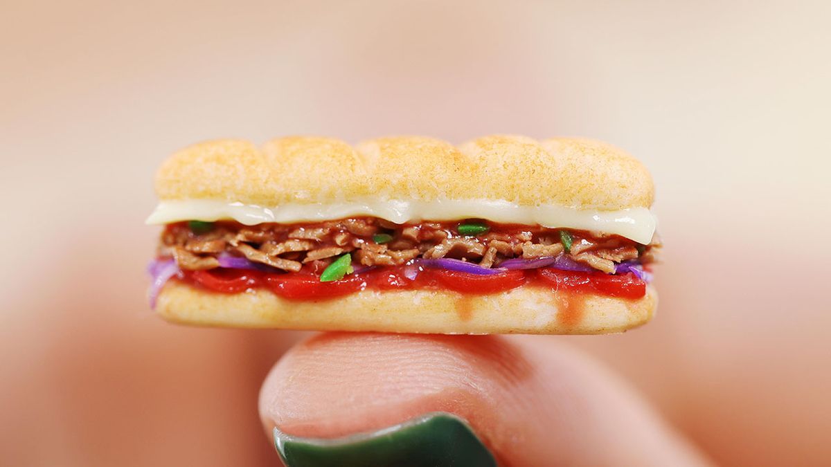 szendvics, legkisebbszendvics, világ legkisebb halas szendvicse, 