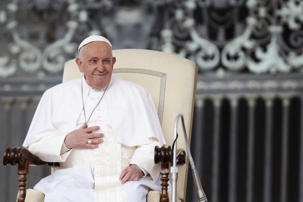 Pope Francis Leads The Weekly General Audience In Saint Peter&#039;s Square