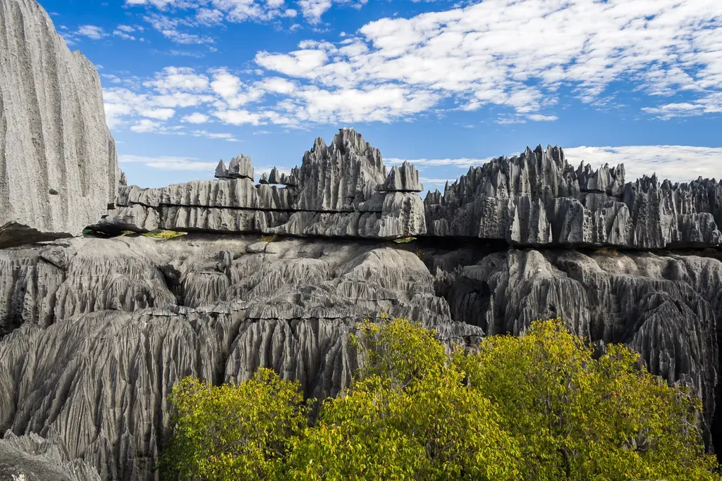 A Tsingy de Bemaraha Nemzeti Park Madagaszkáron