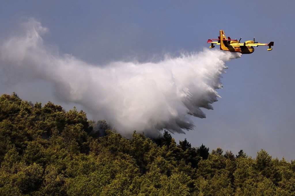 Wildfire in Greece       