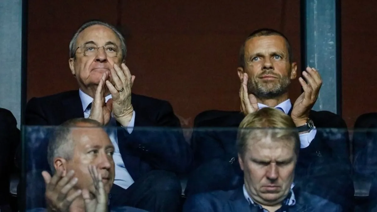Botrány az UEFA-nál: idiótának és rasszistának nevezték a Real Madrid elnökét