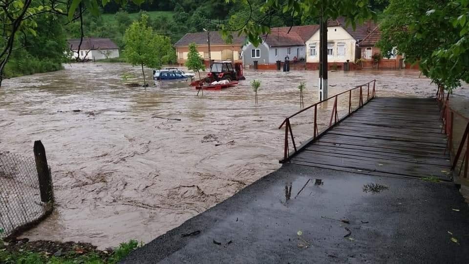 Árvíz pusztított Arad megyében, 2019-ben.