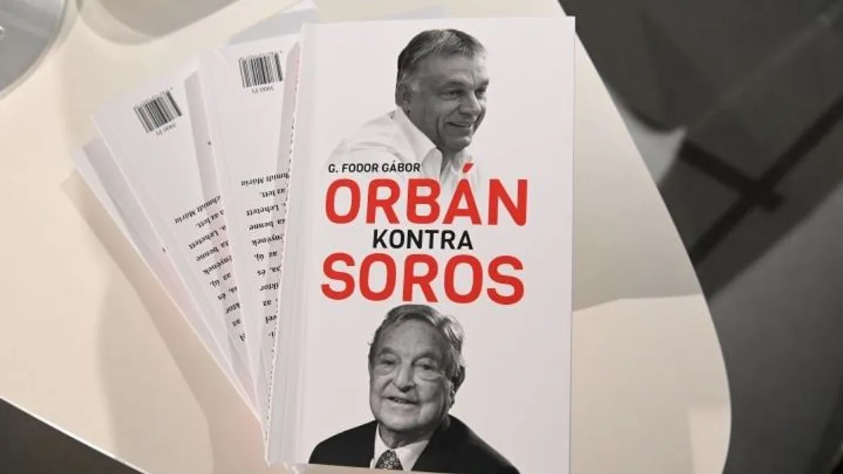 Bemutatták G. Fodor Gábor Orbán kontra Soros című könyvét