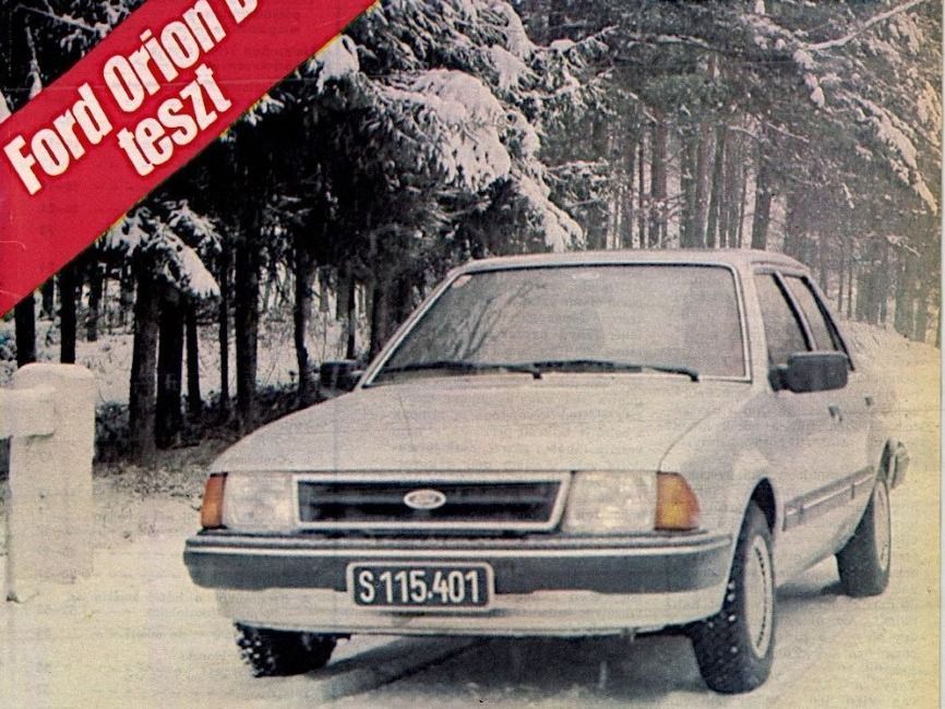 Ford Orion dízel teszt archív