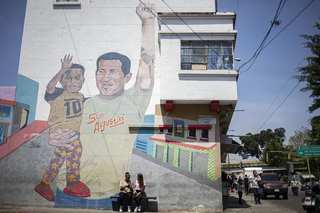 San Augustín Caracas falfestmény