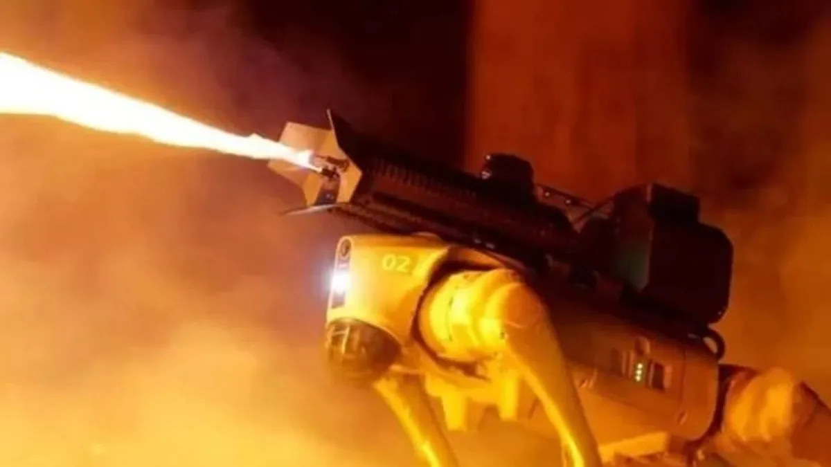 Hihetetlenül veszélyes robotkutyát árulnak Amerikában