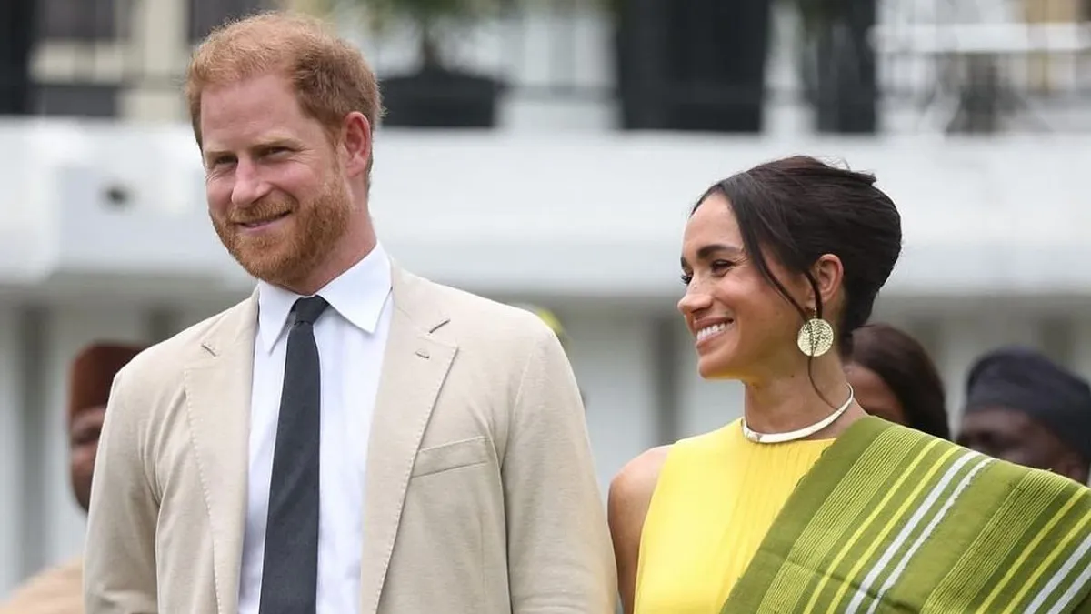 This was the third reaction.  King Charles on Prince Harry and Meghan Markle's visit to Africa