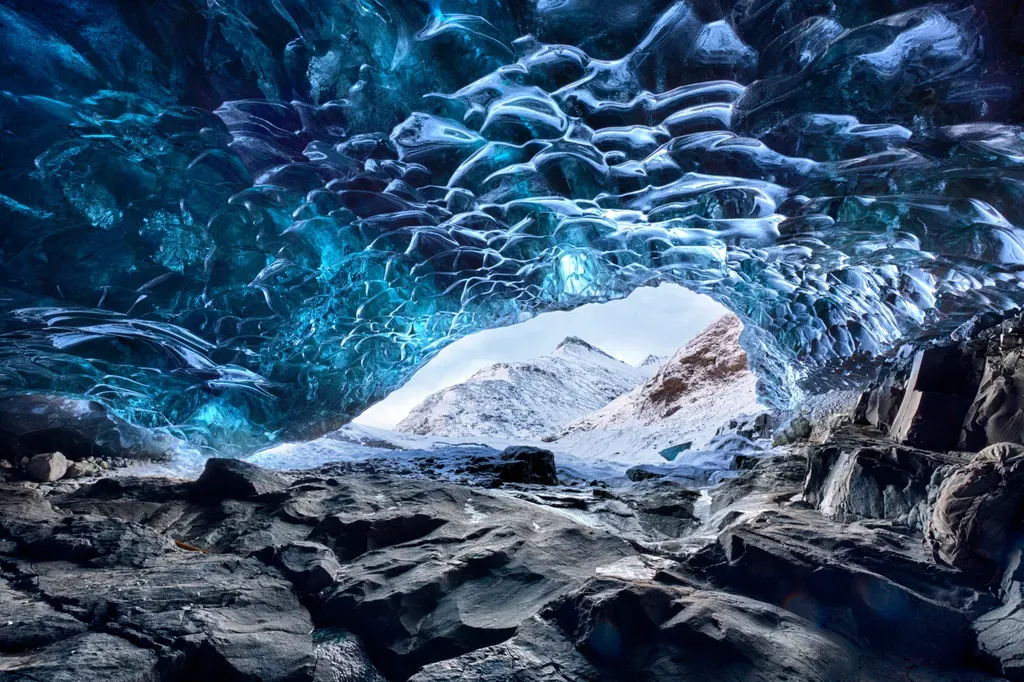 Vatnatjökull-gleccser jégbarlang