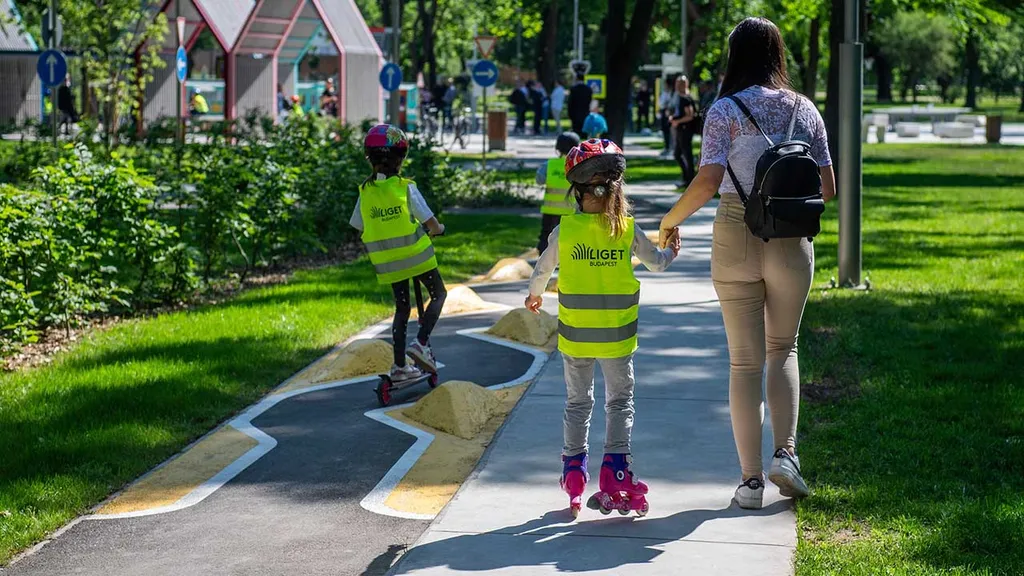 Átadták a megújult a KRESZ-parkot a Városligetben, KRESZ-park, KRESZparkVárosliget, Városliget