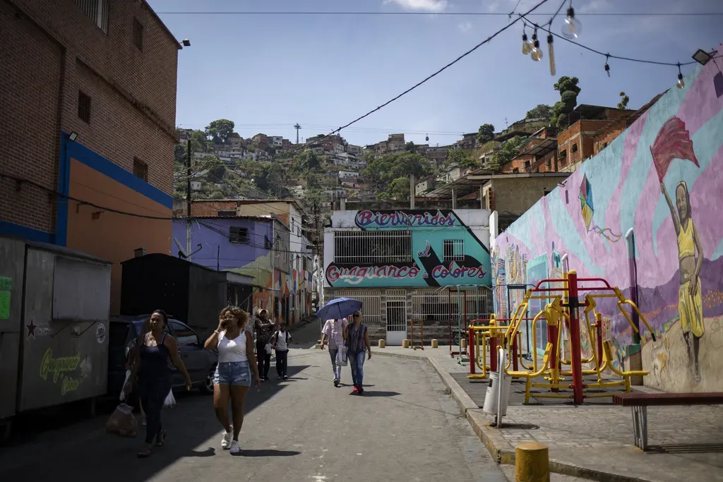 San Augustín Caracas falfestmény