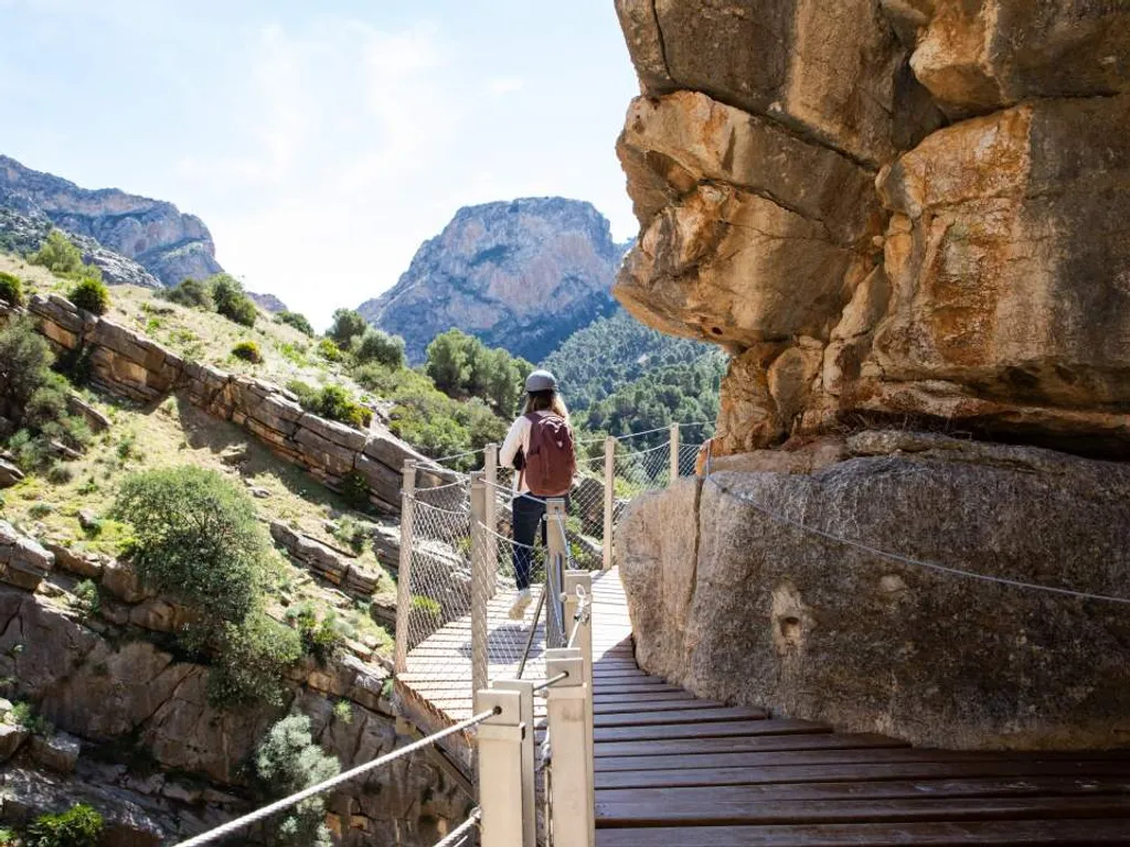 A király ösvénye, El Caminito del Rey, Spanyolország, Málaga tartomány, El Chorro kanyon