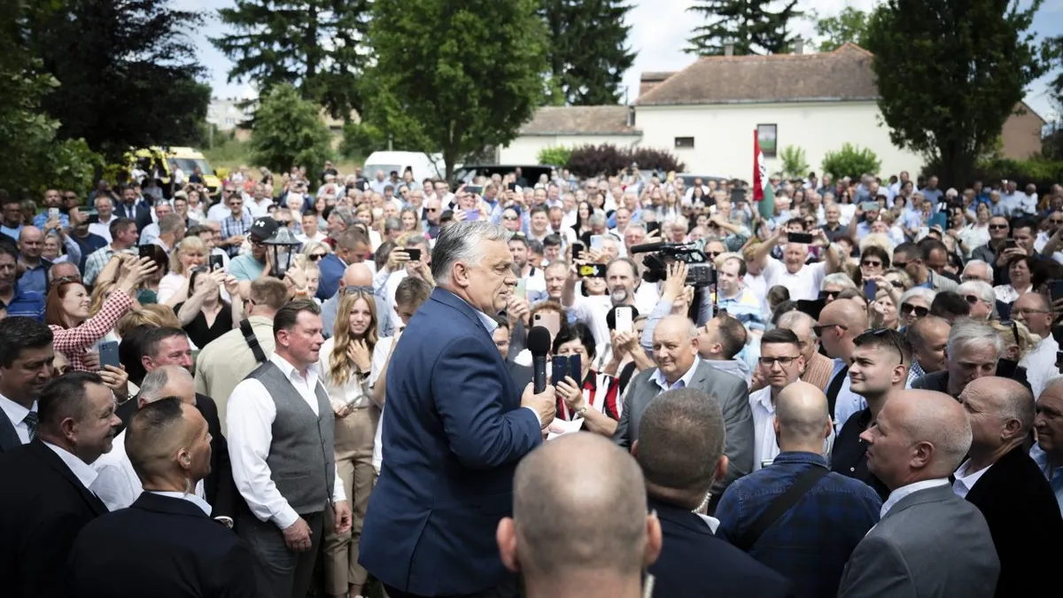 Orbán Viktor: Európa a háború és a béke határmezsgyéjén egyensúlyozik - fotó