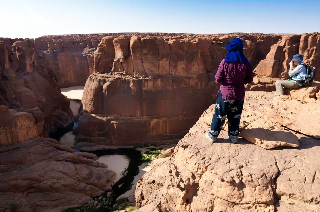 A Guelta d'Archei Csádban