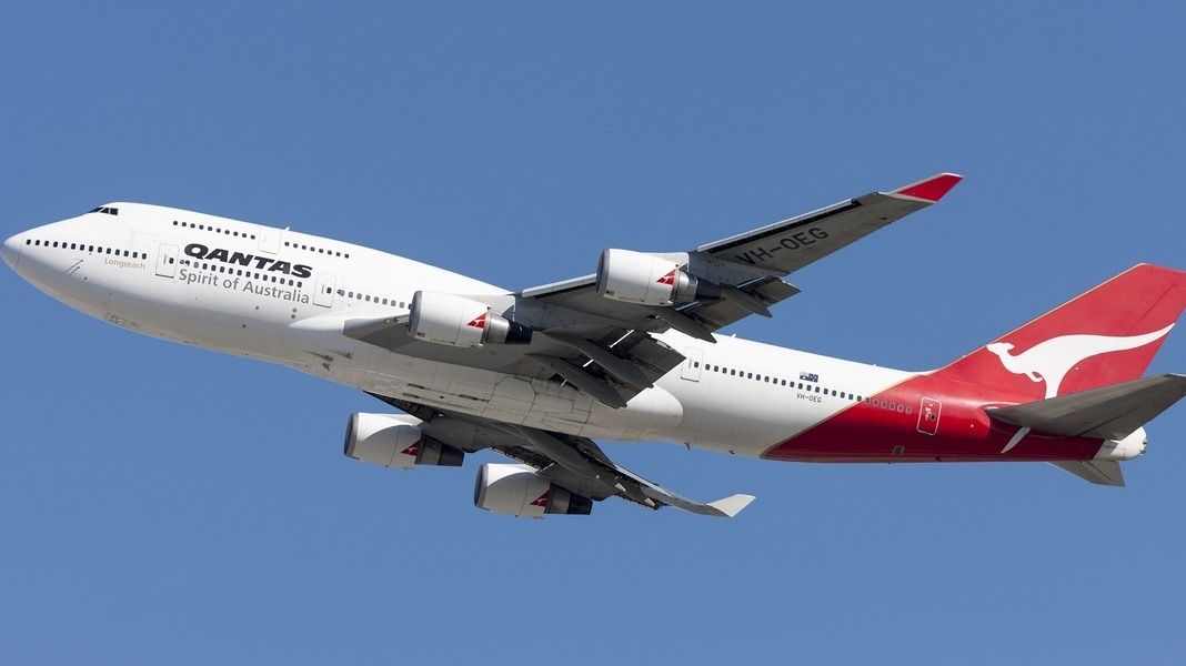 qantas, repülőgép, ausztrál légitársaság