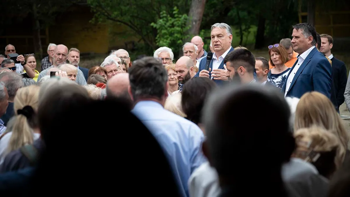 Orbán Viktor: Látni akarjuk felnőni gyerekeinket, unokáinkat, ezért állunk ki a béke mellett