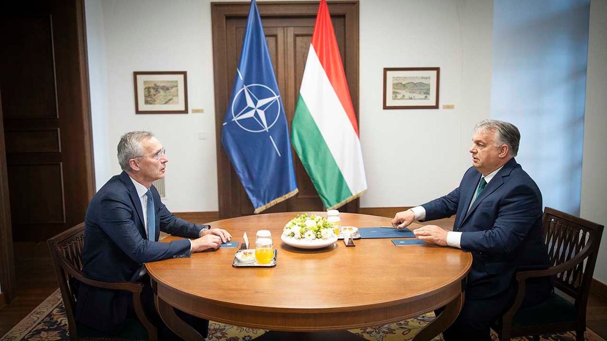 Orbán Viktor fogadta a NATO főtitkárát, OrbánViktor, NATO, NATOfőtitkár, Jens Stoltenberg, JensStoltenberg, 