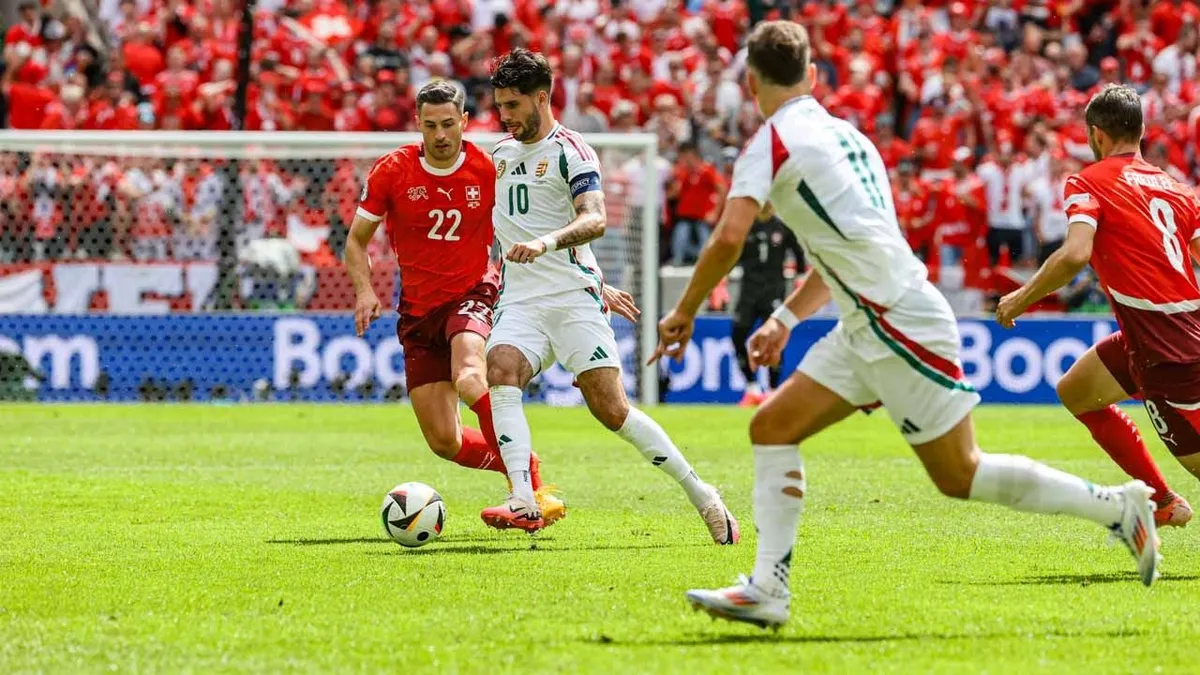 La selección húngara está en un gran problema, Suiza ya va ganando 2-0