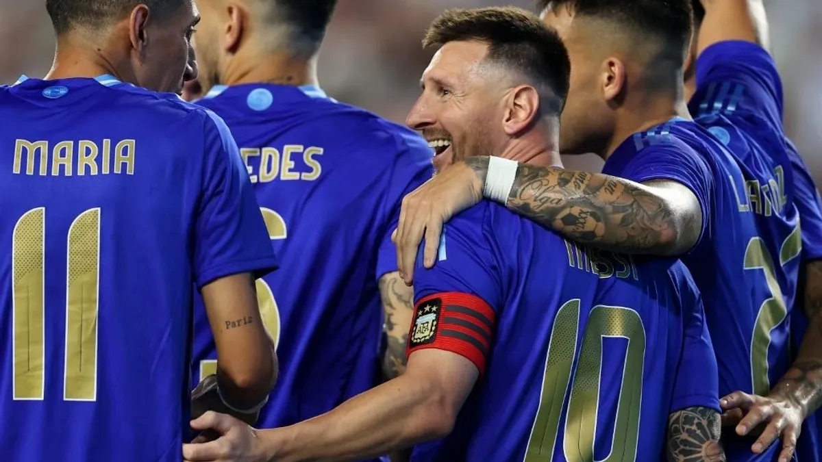Messi-parádéval készült a Copa Américára a világbajnok argentin csapat