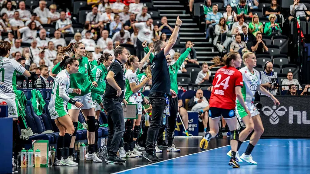 női kézilabda final four 2024, nőikézilabda,  finalfour2024, 2024.06.01.,  EHF FINAL4 WOMEN 2024, BL-elődöntő, Győr-Esbjerg