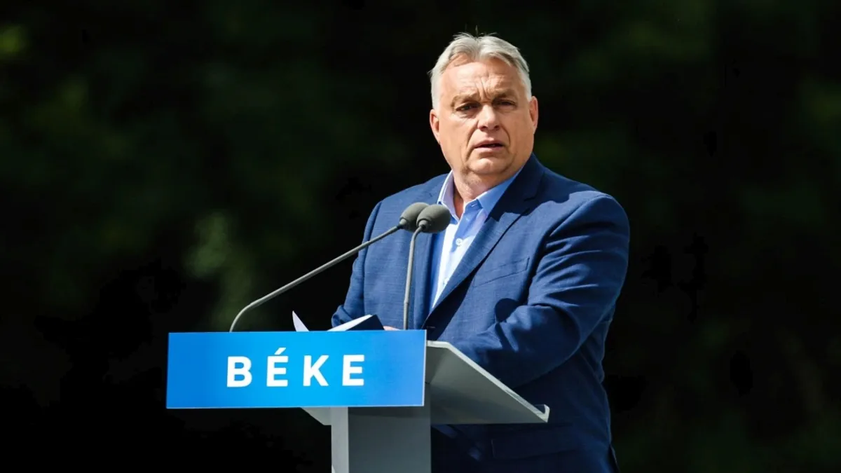 Orbán Viktor: Csak akkor maradhatunk ki a háborúból, ha a választók megerősítik a kormányt - videó