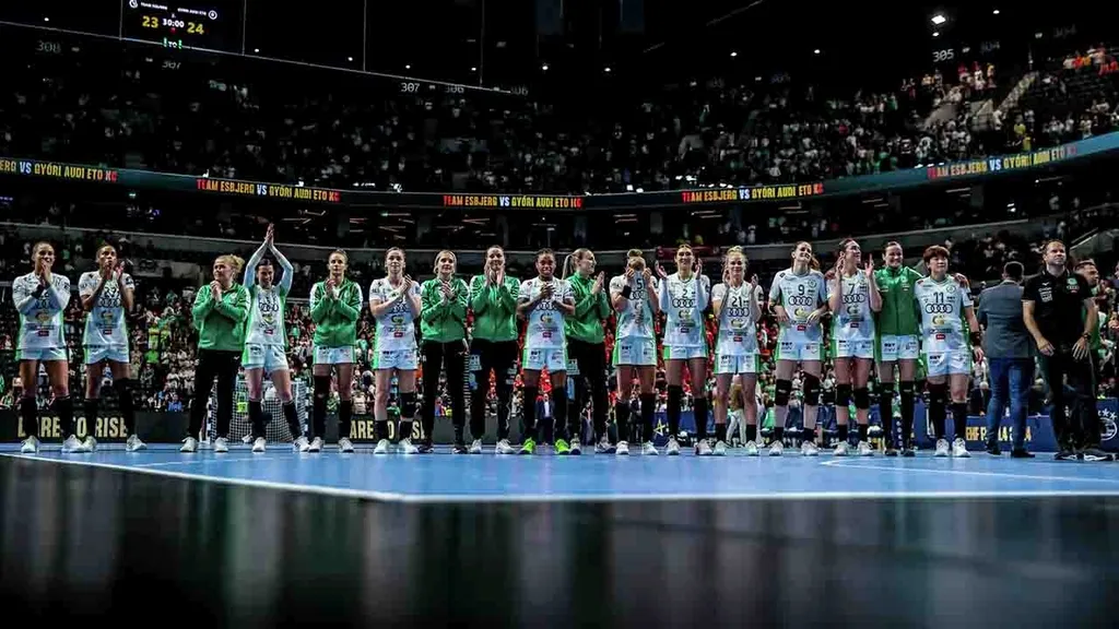 női kézilabda final four 2024, nőikézilabda,  finalfour2024, 2024.06.01.,  EHF FINAL4 WOMEN 2024, BL-elődöntő, Győr-Esbjerg