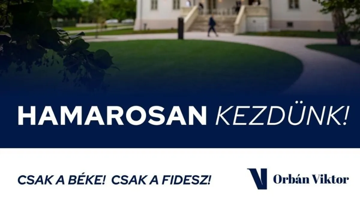 Orbán Viktor: Hamarosan kezdünk!