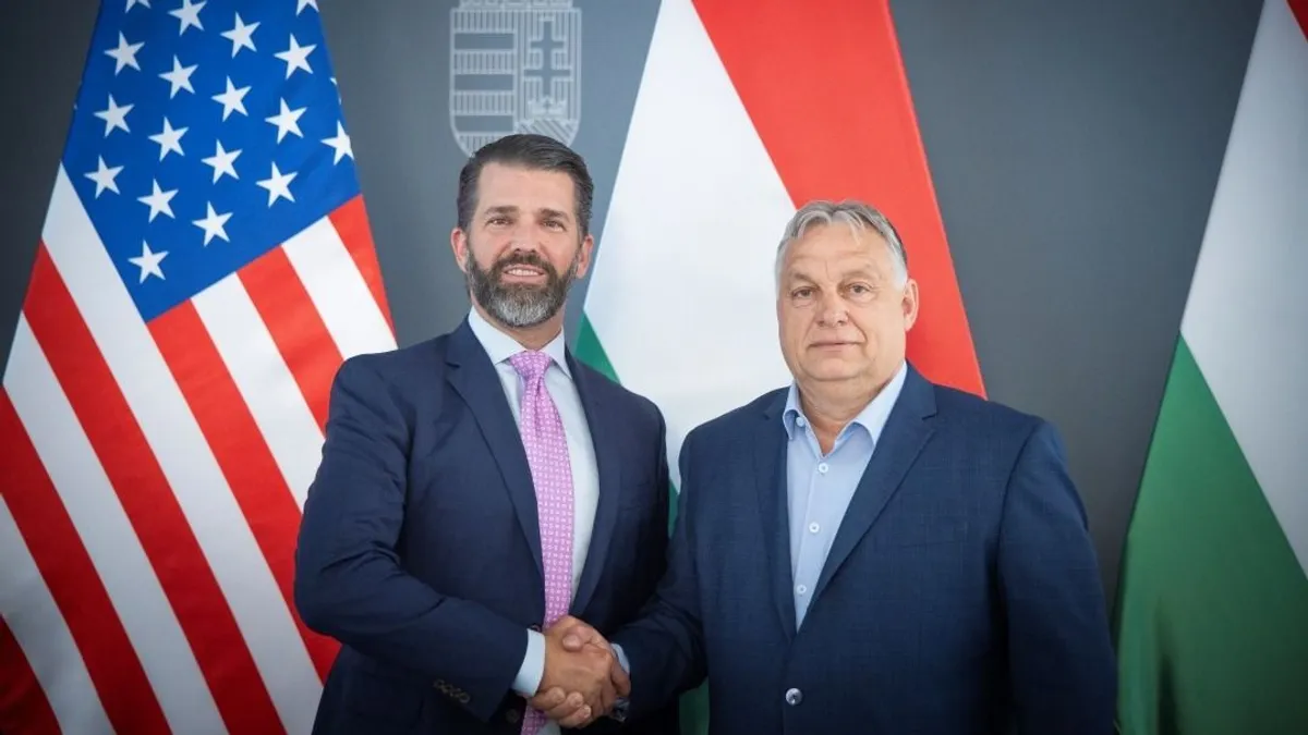 Orbán Viktor az ifjabb Donald Trumppal tárgyalt