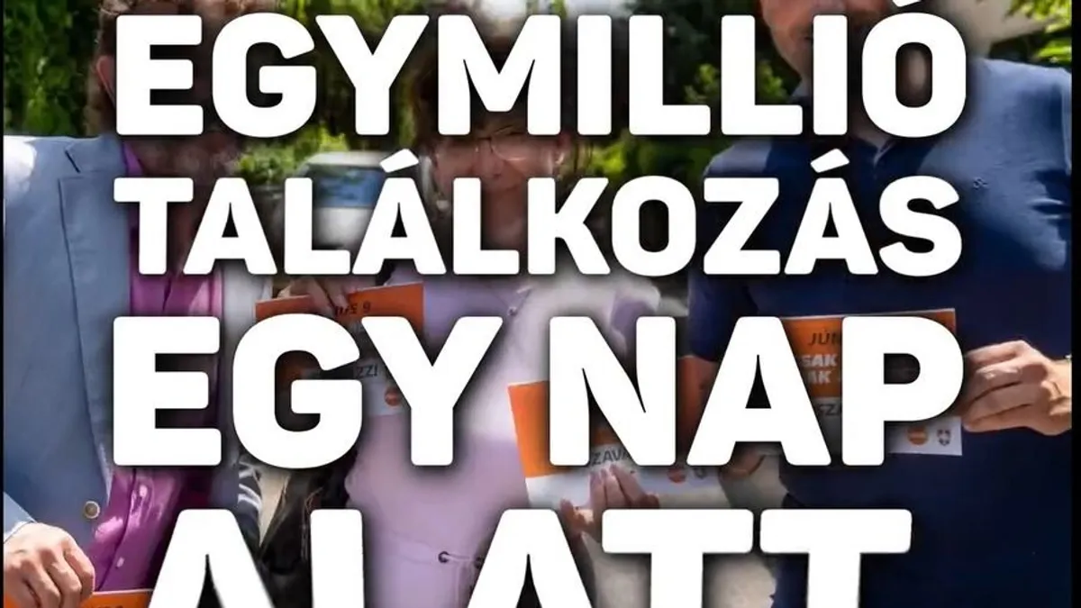 Fidesz: Egymillió találkozás egy nap alatt. MÉG NINCS VÉGE! - videó