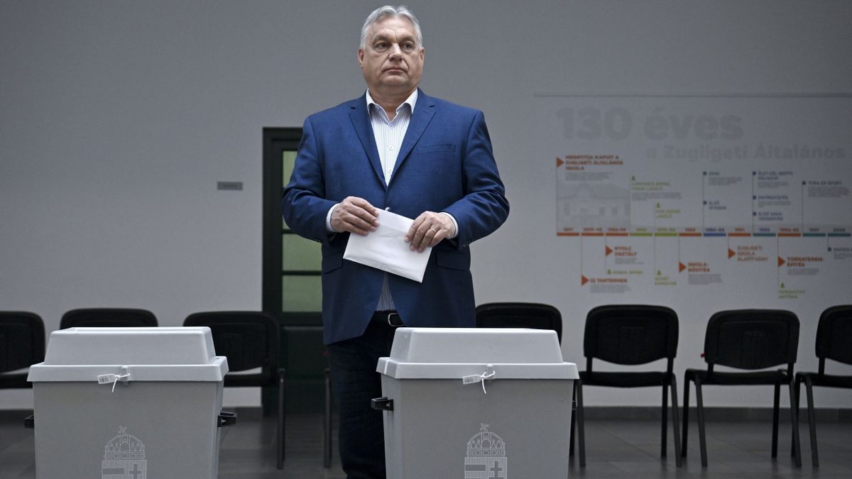 Választások2024, önkormányzati választás, európai parlamenti, választás, szavazás, Budapest, 2024. 06. 09., Orbán Viktor, OrbánViktor