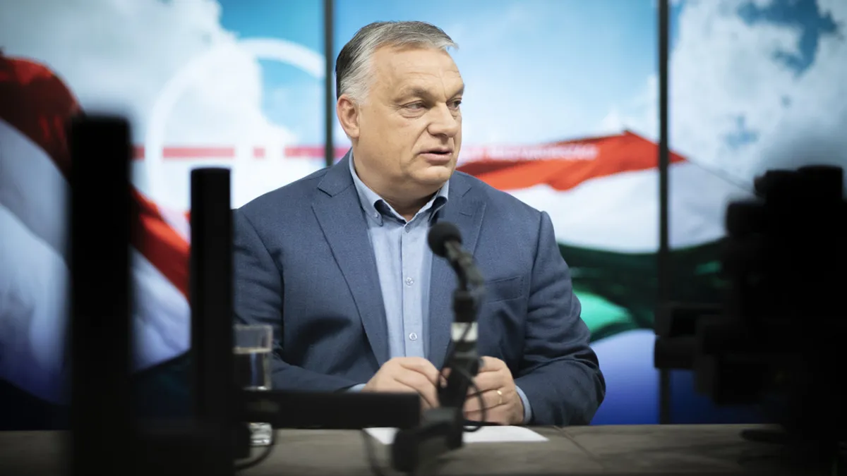Orbán Viktor rádióinterjúja percről percre