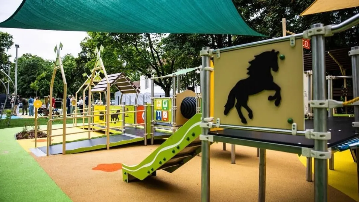Újabb gyönyörű befogadó játszóteret adtak át