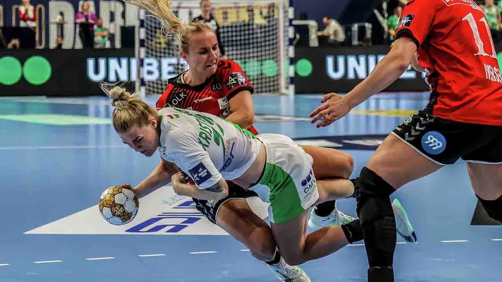 női kézilabda final four 2024, nőikézilabda,  finalfour2024, 2024.06.01.,  EHF FINAL4 WOMEN 2024, BL-elődöntő, Győr-Esbjerg