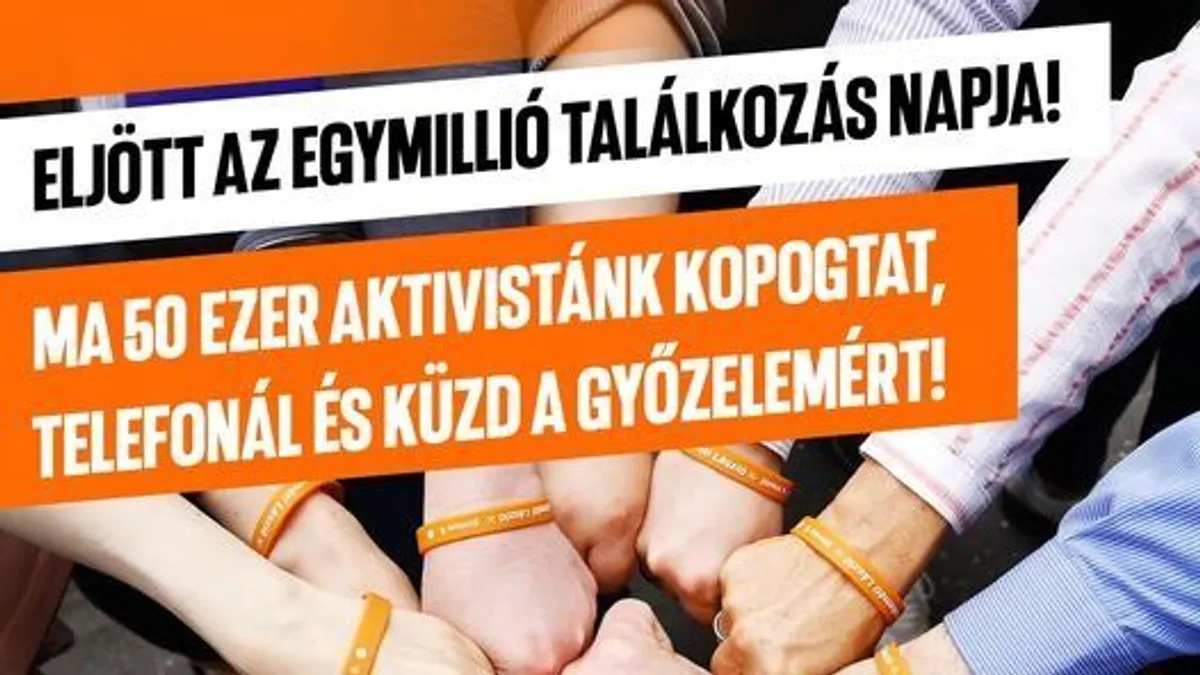 Hende Csaba: 50 ezer aktivistánkkal egymillió embert keresünk fel személyesen