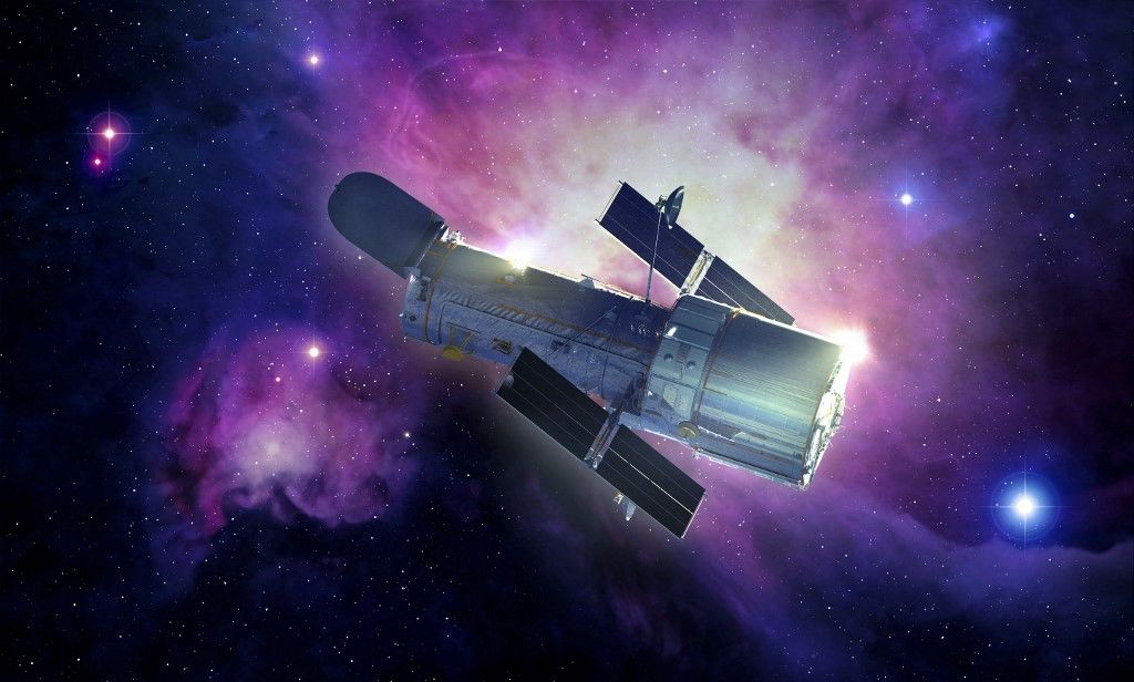 Hubble Telescope in Space