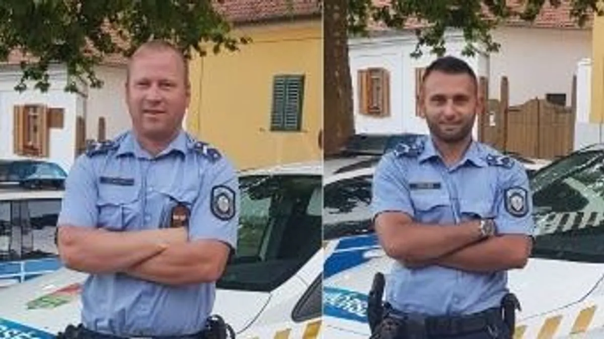 Életet mentett két rendőr Hőgyészen