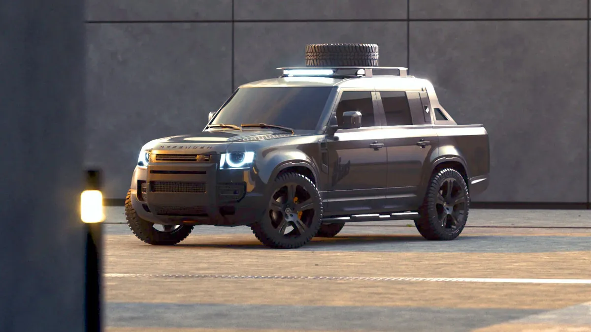 A gyár csak ígérget, a Heritage Customs megcsinálja a Defender pickupot