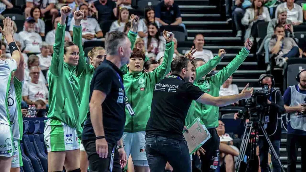 női kézilabda final four 2024, nőikézilabda,  finalfour2024, 2024.06.01.,  EHF FINAL4 WOMEN 2024, BL-elődöntő, Győr-Esbjerg