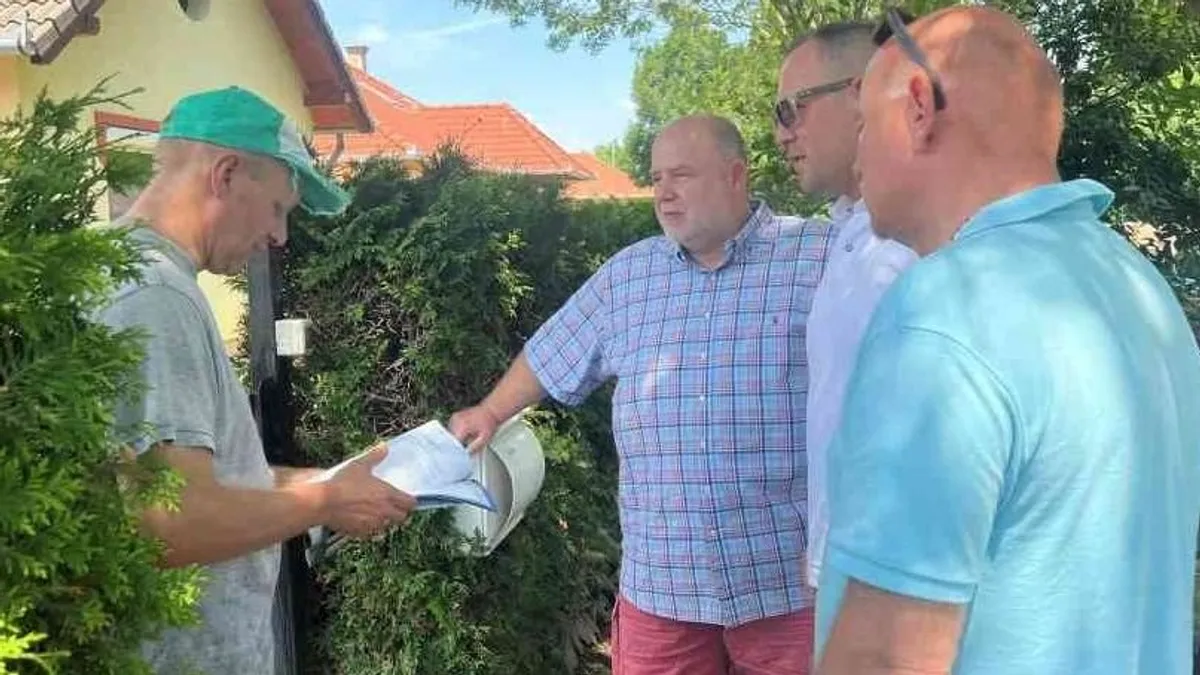 Móring József Attila Somogyvár után Marcaliba is becsengetett a választóhoz
