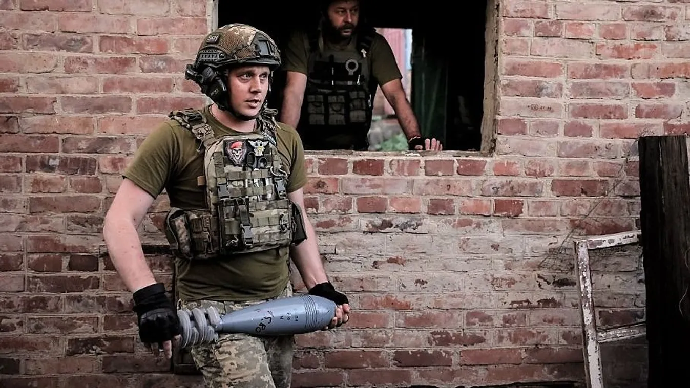 Ukrajna, háború, aknavető