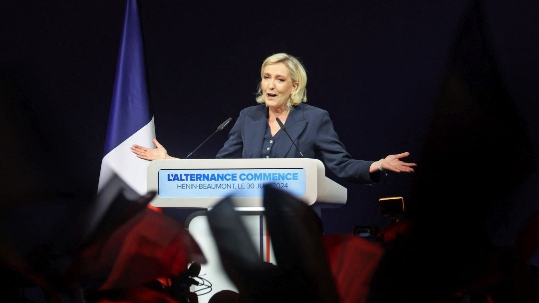 Marine, Le, Pen, Parlamenti, választások, Franciaországban, 2024. június 30., 