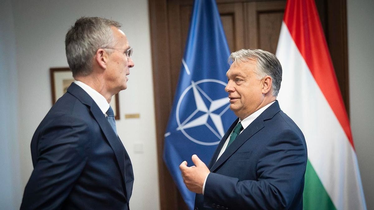 Orbán Viktor fogadta a NATO főtitkárát, OrbánViktor, NATO, NATOfőtitkár, Jens Stoltenberg, JensStoltenberg, 